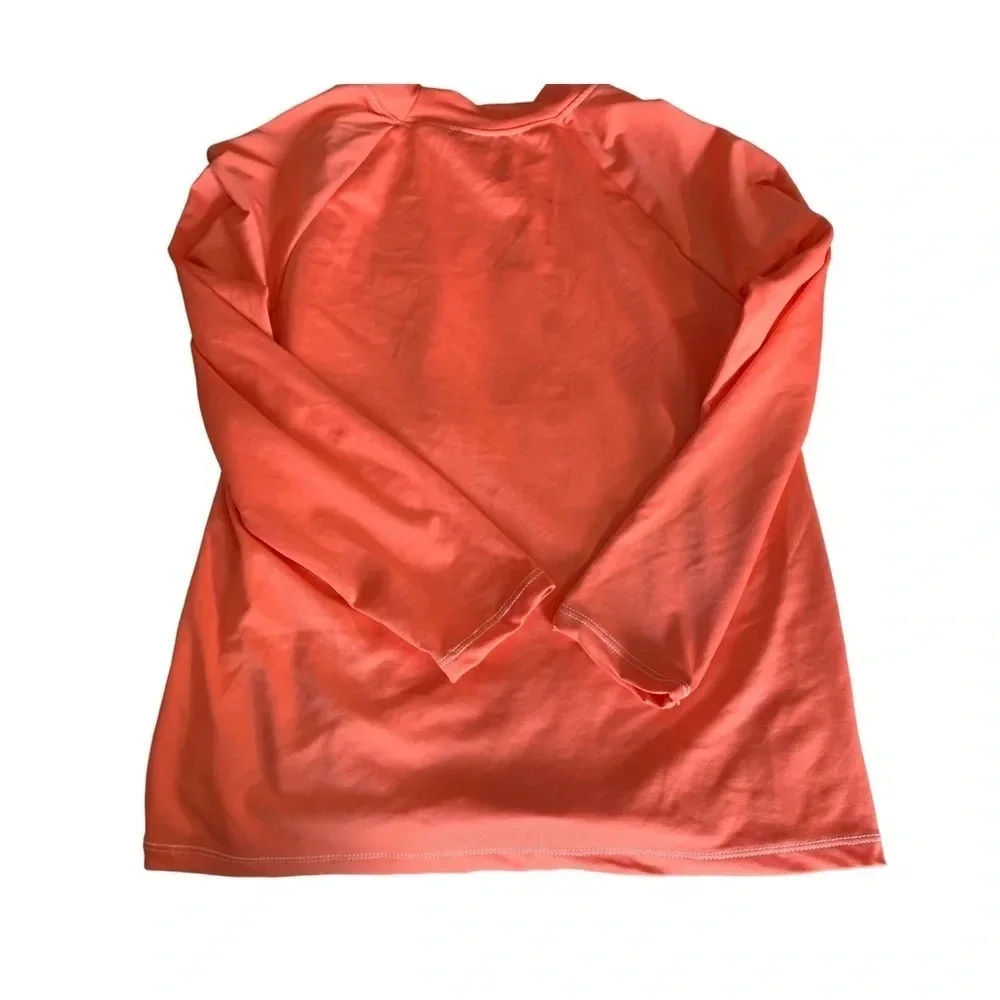 SUN Protection Zone kid size 12 orange Swim top